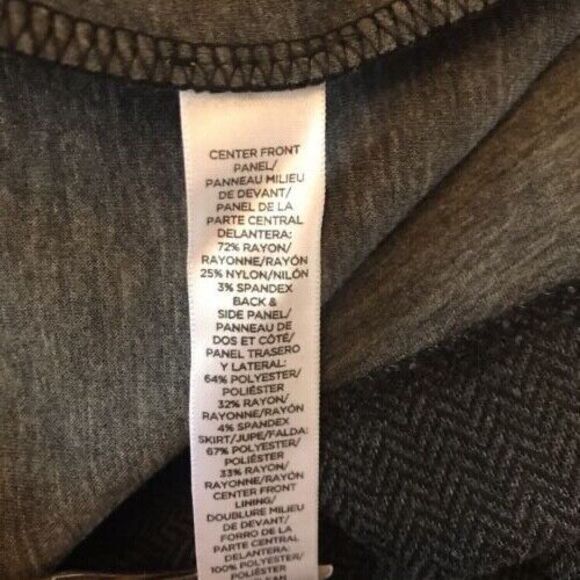 Ann Taylor Loft Woman's Black Purple and Gray Color Block Dress Size 10 - Picture 7 of 7